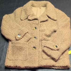 Free People Fleece Peacoat